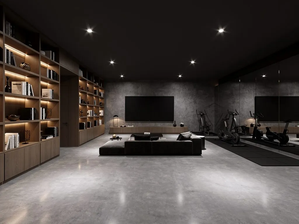Luxury basement conversion and cinema room London by Crown Building