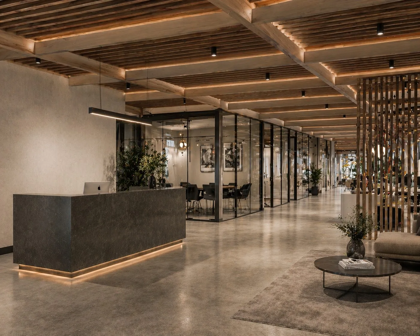 Premium commercial office fit-out London — Crown Building