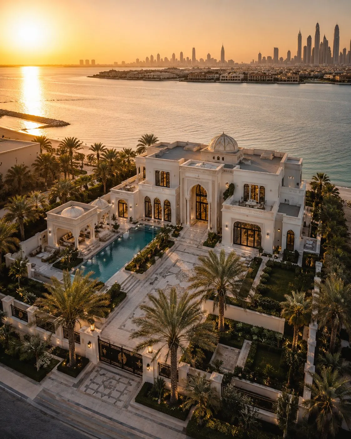 Ultra luxury private villa construction by Crown Bespoke International