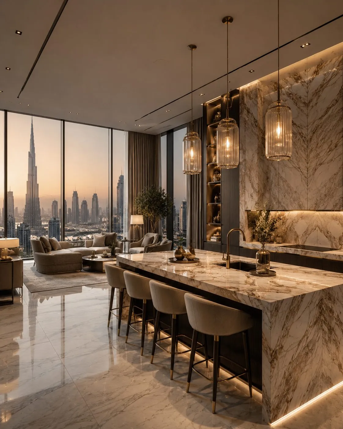 Ultra luxury apartment fit out Dubai by Crown Bespoke International